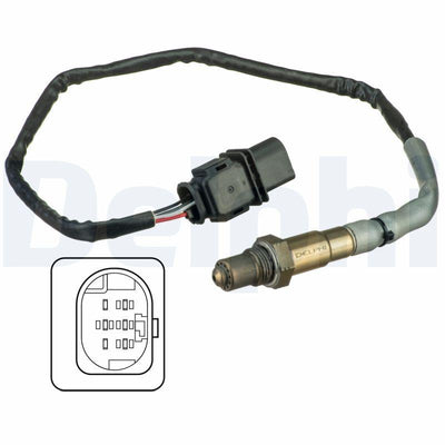 Delphi ES20550-12B1 Lambda Sensor Vectra C 2.8 V6 Z28NET; i30/Ix35/Accent Blue/Ceed/Soul/Sportage 1.6 GDI — Oxygen & Air-Fuel