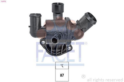 Facet 7.8772 Thermostat 87° Golf VI/Jetta/Passat/Tiguan/Caddy 2.0 TDI CFFA/CFFB/CFFE — Water Pump & Thermostat
