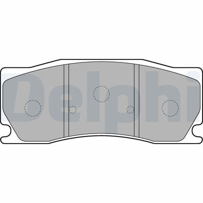 Delphi LP2216 Brake Pad — Brake Pads
