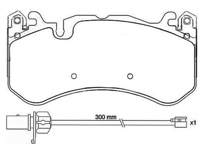 Brembo P50127 Brake Pad Front Audi A6 08-10 A6 C6 Avant 08-10 — Brake Pads