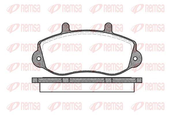 REMSA 0677.00 Brake Pad — Brake Pads