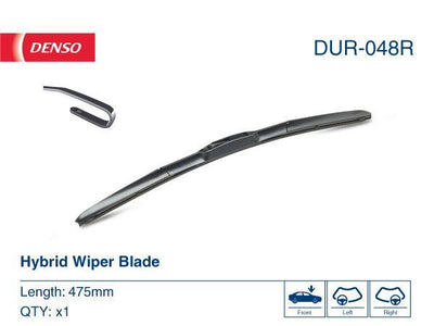 Denso DUR-048R Wiper Blade Right 475mm Toyota Camry 2.2 91-97 Land Cruiser — Wipers