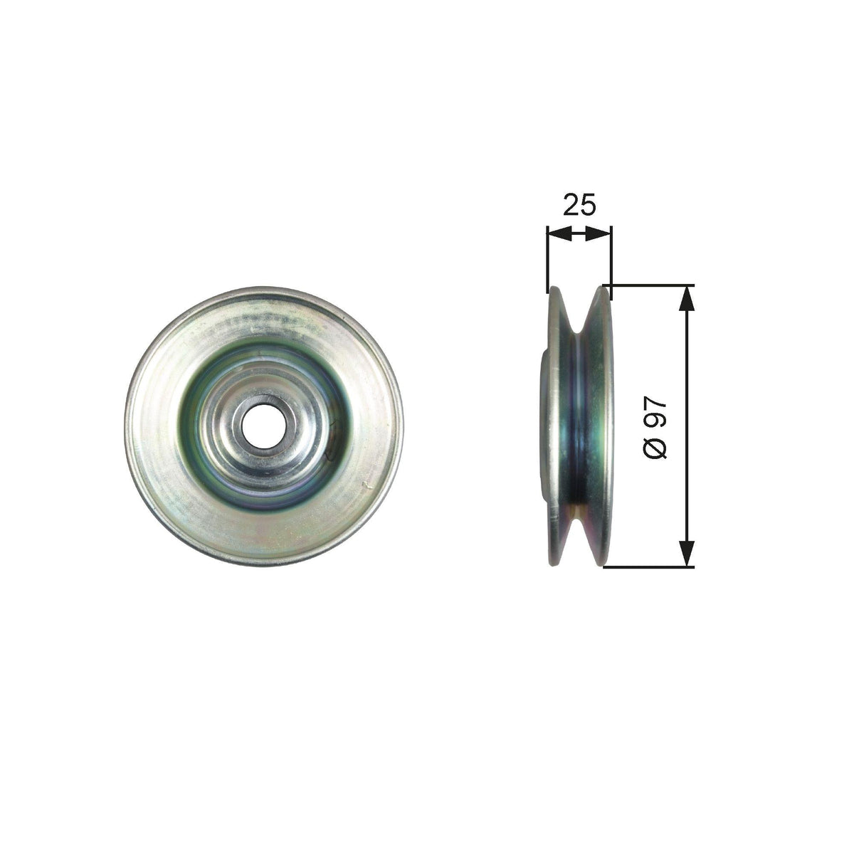 Gates T36615 Pulley