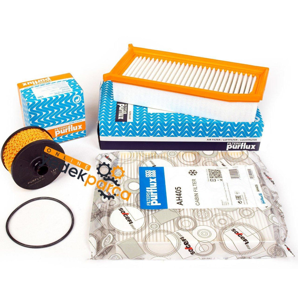 Purflux Renault Clio 1.2 TCe H5F Motor Maintenance Filter Set - Includes Oil, Air — Maintenance & Service Kits