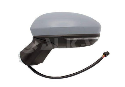 Alkar 6139251 Outer Rear View Mirror Left Electric Aspheric Heated Primed with Turn Signal 7 Pin — Tail, Signal & Reflectors
