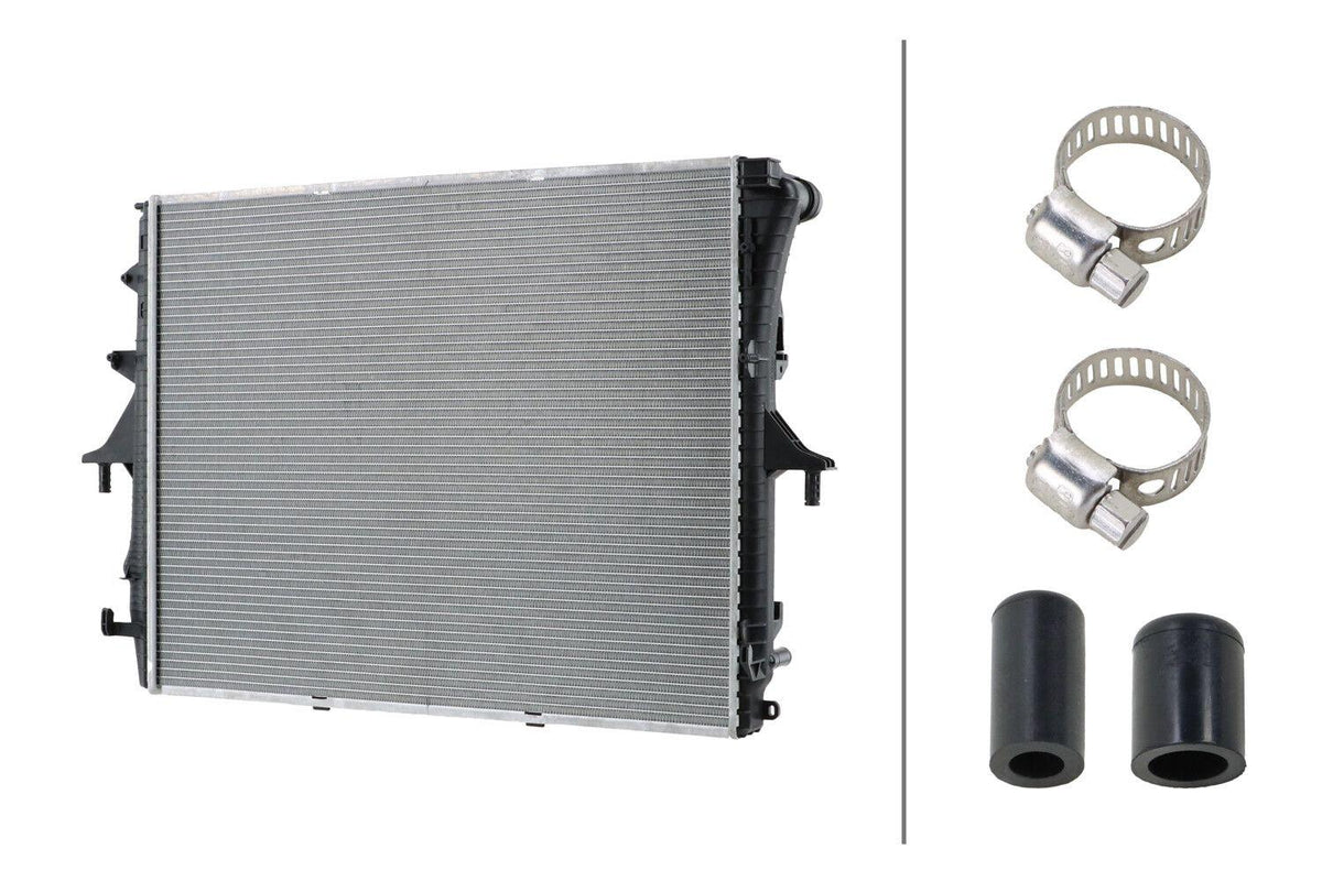 Hella 8MK366302-741 Motor Water Radiator Audi Q7 Porsche Cayenne Touareg 3, 0 TDI 3 and 6 more models — Radiators & Fans