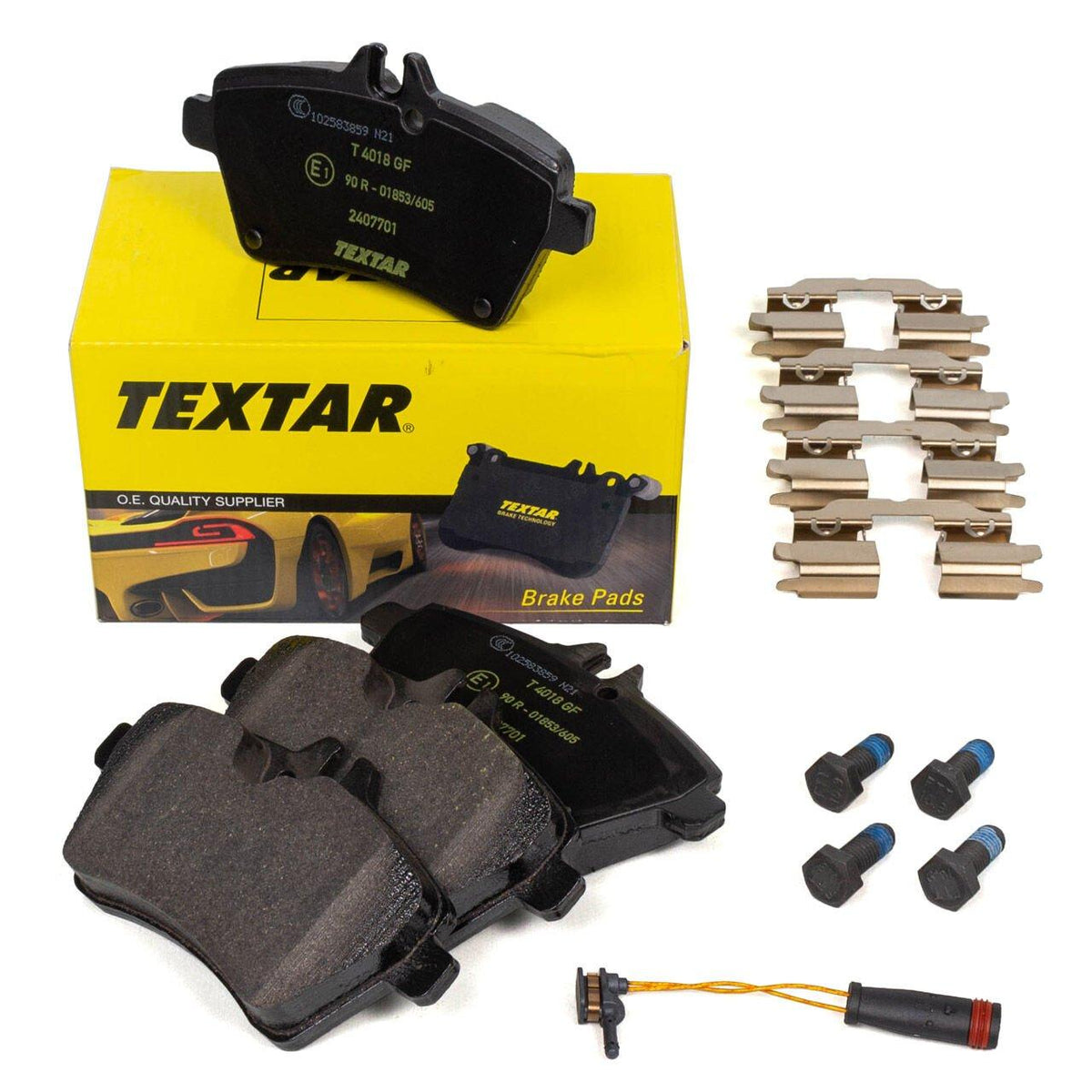 Textar Mercedes W169 Body A150 Front Brake Pad Set — Brake Pads