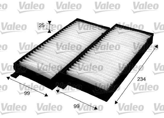 Valeo 715624 Cabin Air Filter Ssangyong Actyon / Kyron (Set 2) A/C Passenger Car ()