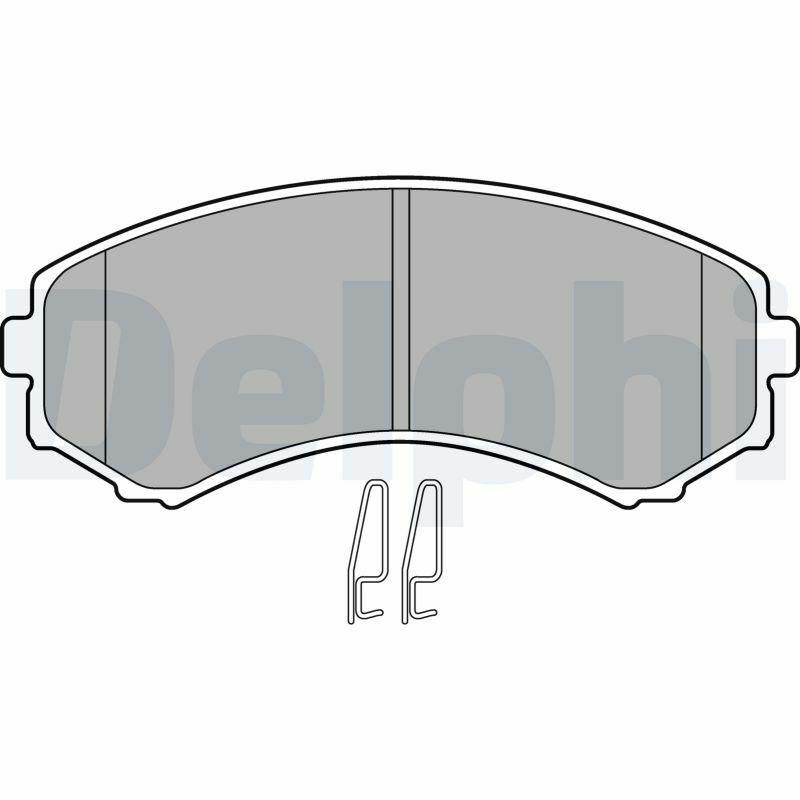 Delphi LP1462 — Brake Pads