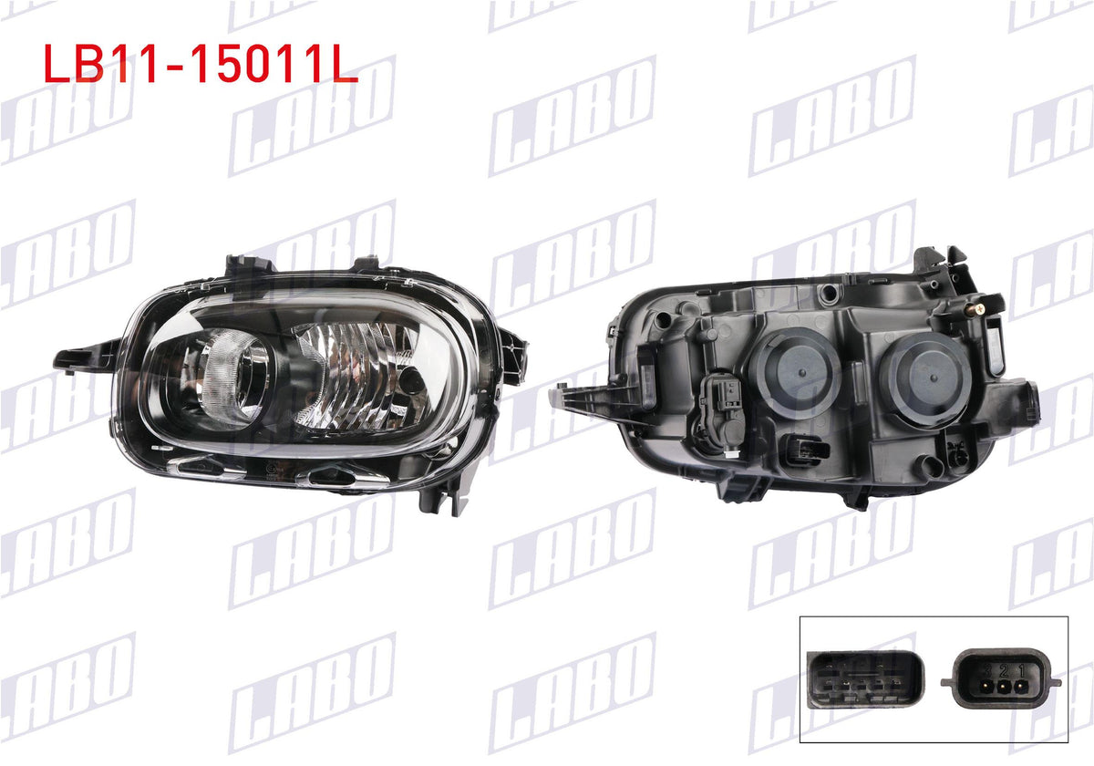 LABO LB11-15011L Headlight Left Citroen C3 2016 — Headlights