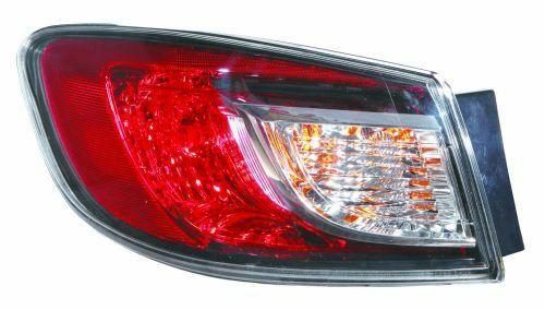 DEPO Right Tail Light for Mazda 3 Sedan (Model Years 2009-2012) — Tail, Signal & Reflectors