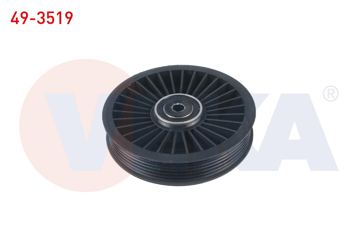 Veka 49-3519 V.Belt Tensioner Bearing Plastic Renault Laguna II (Bg0 / 1) 2.2 dCi 10X122,2X26 — Pulleys & Tensioners
