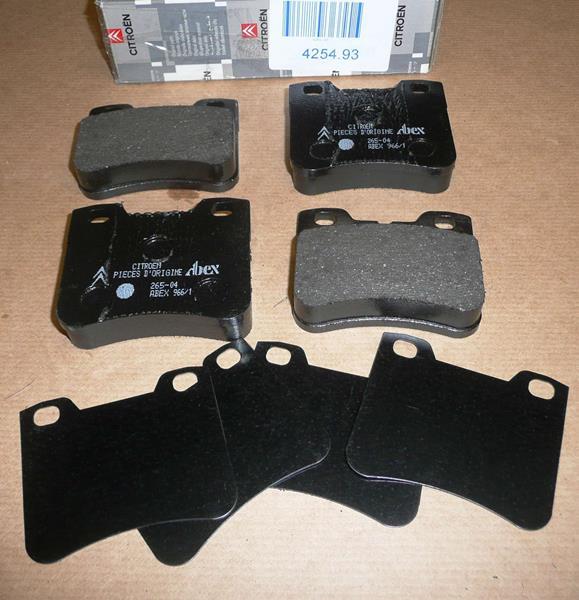 MOPAR (PSA) 4254.93 Brake Pad Front (71mm) P106 I-II Citroen Saxo 96 — Brake Pads
