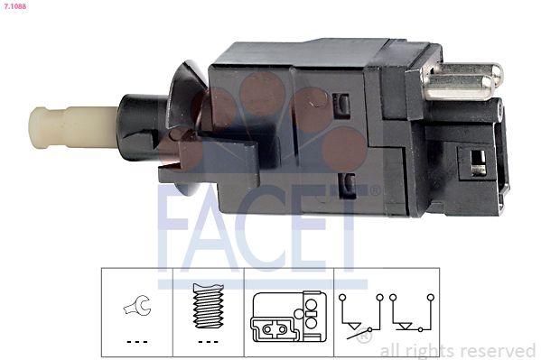 Facet 71088 Brake Lamp Sensor Mercedes W201 190 W202 C Series Ap208 CLK Series W1