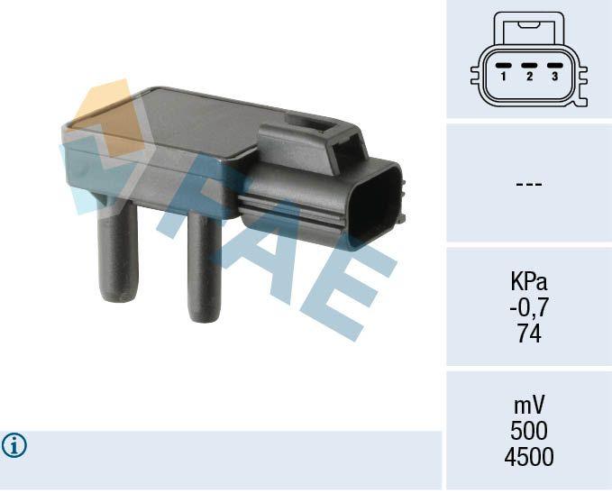 FAE 16130 Egzos Pressure Sensor Fiesta / Psa / Mazda / Volvo B.M 06 — Vehicle Sensors & Switches