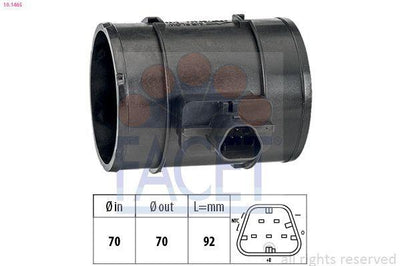 Facet 10.1465 Air Mass Air Flow Sensor OPEL ASTRA J CORSA D (836655) A13DTE A17DTE A17DTR — Engine Management Sensors