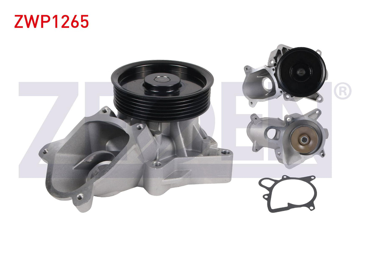 Zegen ZWP1265 Water Pump with Pulley BMW 3 Series (E90) 320 D M-T 2005-2011 / 1 Series (E87) 118 D — Water Pump & Thermostat