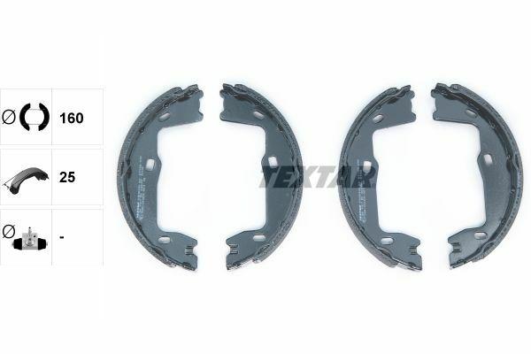 TEXTAR Parking Brake Shoe — Brake Cables & Hardware