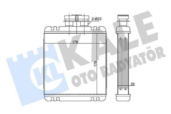 KALE Cooling Radiator - Fit for 02 Polo, Fox and 3 more models — Radiators & Fans