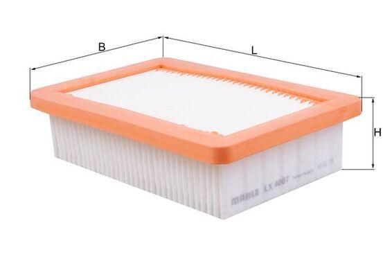 Mahle LX4067 Air Filter Smart-Renault 281 2014