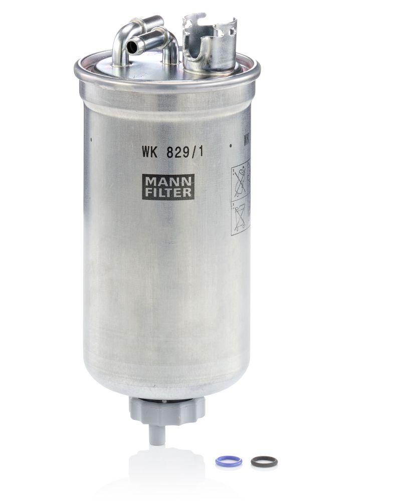 Mann WK829-1X Fuel Filter Seat Leon/Toledo II 1.9 TDI-SDI 99-06 — Fuel Delivery