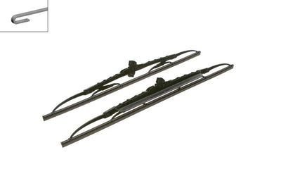 Bosch 3397118404 Wiper Set Twin 530/500 mm Passat 96-00, BMW E36, Duster/Logan/Sandero — Wipers
