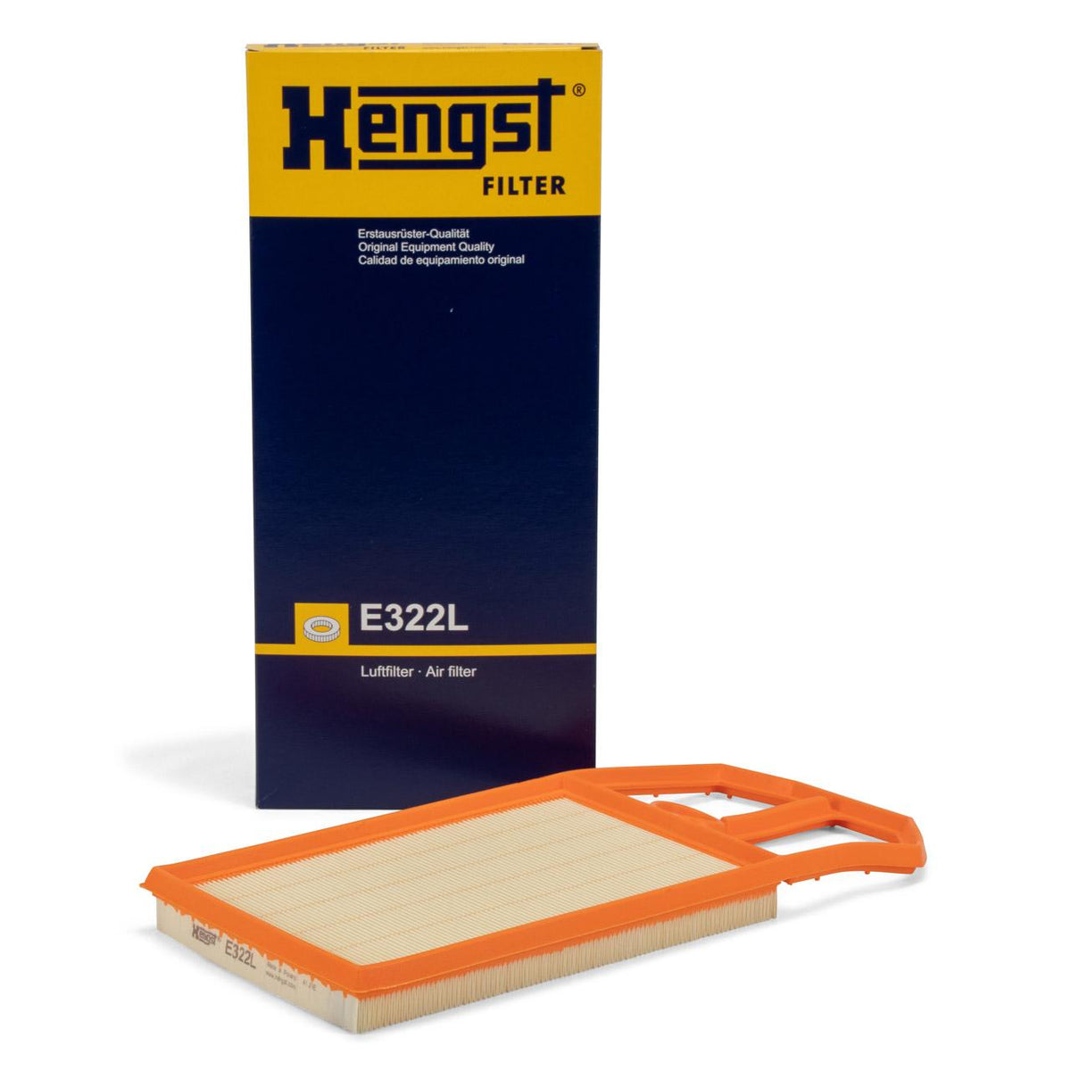 HENGST E322L Air Filter - Performance Part for VW Polo 1.4 16V — Air & Cabin Filters