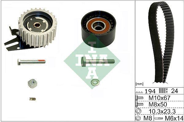 INA 530056110 Timing Camshaft Tensioner Set Doblo III/Linea/Bravo 1.6 Mjt