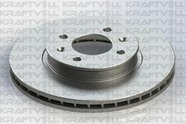 KRAFTVOLL Brake Disc 07040008 - Front Disc for Hyundai Accent Era 2006-2011 & Kia Rio 2005- — Brake Rotors & Drums
