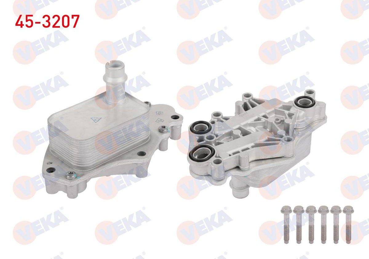 Veka 45-3207 Oil Cooler Complete Opel Astra J-K 1.6 CDTi 2009-/ Insignia 1.6 CDTi 2008-/ Mokka 1.6 CDTi 2012 — Oil System