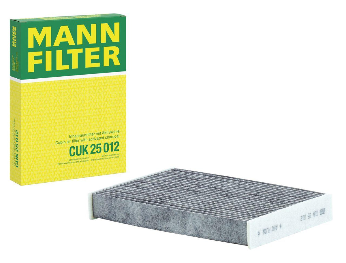 Mann CUK25012 Nissan X-Trail 3 2014- 1.6 dCi / Qashqai 2007-2014 1.5 dCi Cabin Air Filter — Air & Cabin Filters