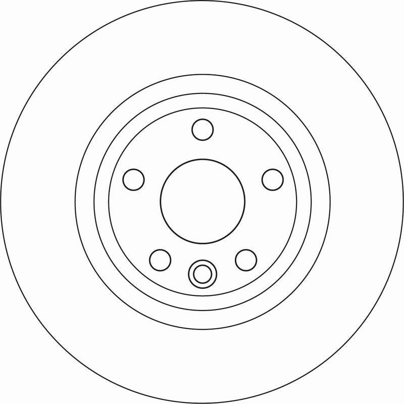 TRW DF6947 Disc Rear - Brake Disc for 15 Range Rover Sport & Discovery 4 — Brake Rotors & Drums