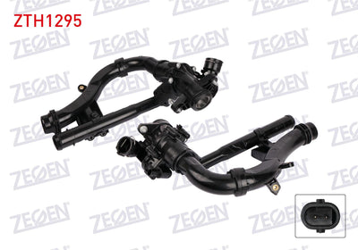 Zegen ZTH1295 Thermostat Complete Plastic with Switch 97 C Mercedes C Series (W205) C 200 — Water Pump & Thermostat