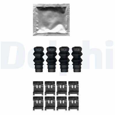 Delphi LX0631 Brake Pad Mounting Set Opel Astra L/Combo E/Corsa F Front — Brake Pads