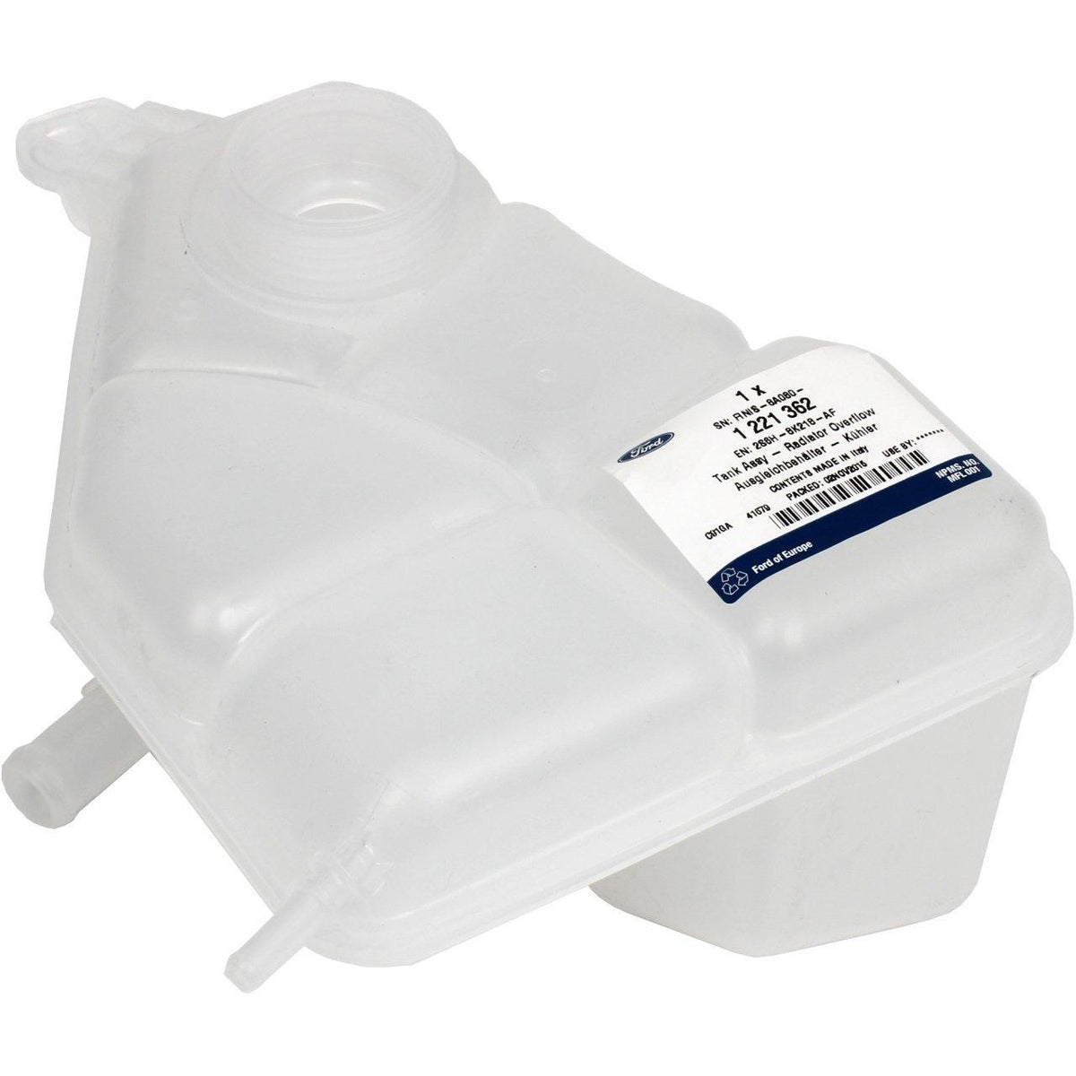 Ford Fusion Radiator Reserve Tank - Original Ford Parts for 2002-2013 Gasoline Models — Radiators & Fans