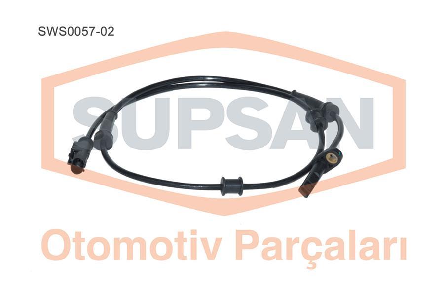 Supsan SWS005702 ABS Sensor Fiat Ducato 20 JTD 22 23 JTD 250A1 4Hv F1ae3481d-E-G F1ce3481m-N — Brake Sensors & ABS
