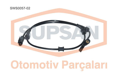 Supsan SWS005702 ABS Sensor Fiat Ducato 20 JTD 22 23 JTD 250A1 4Hv F1ae3481d-E-G F1ce3481m-N — Brake Sensors & ABS