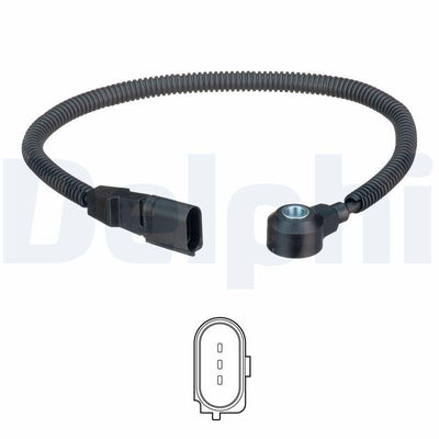Delphi AS10181 Knock Sensor 06-Psst-Jtta-Golf.V-Tgu-Tou-Oct-Super-Tld-Leo-A3-A4-A5 1.8-2.0Tsi-TFS — Engine Management Sensors