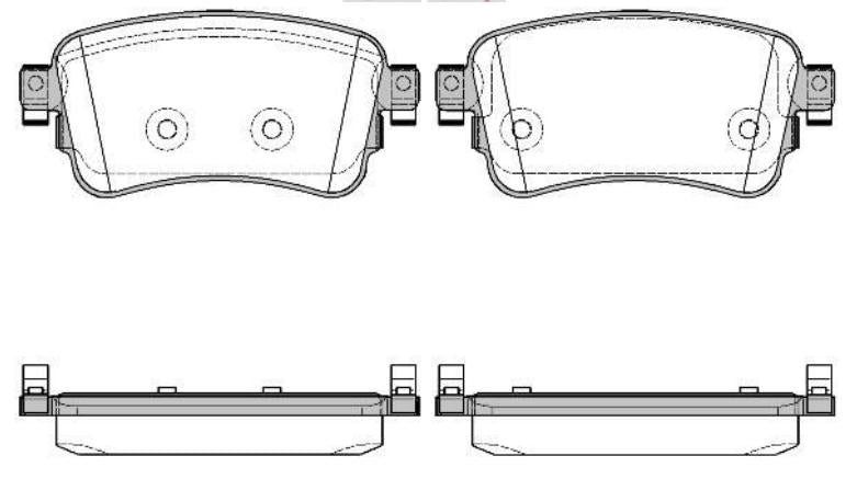 Valeo 671738 Rear Brake Pad Citroën Jumpy Spacetourer 1.5 BlueHDi / Fiat Scudo / Peugeot Expert / Proace City 17 — Brake Pads