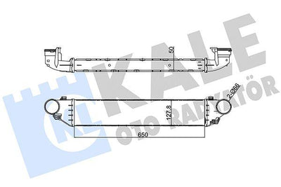 Kale 347500 Turbo Radiator Intercooler Mercedes W203 S203 C203 A209 C209 R171 2000-2009