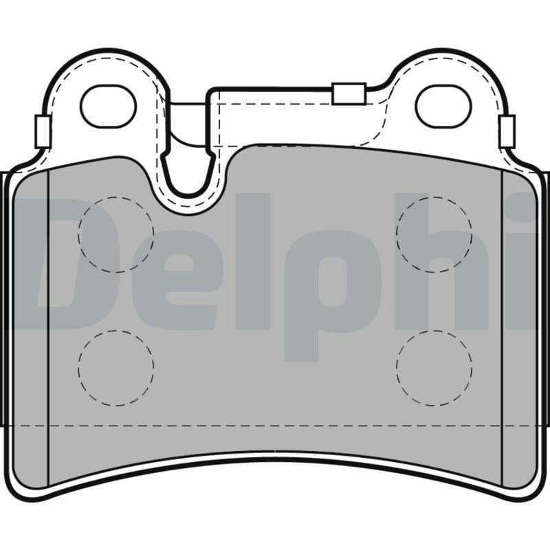 Delphi LP2061 Brake Pads - Brake Parts for Touareg