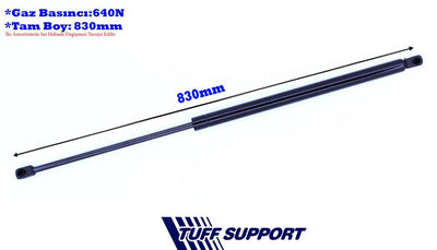 TUFFSUPPORT 610095 Trunk Gas Strut Ford V 184 00 - Transit — Support Rods & Struts