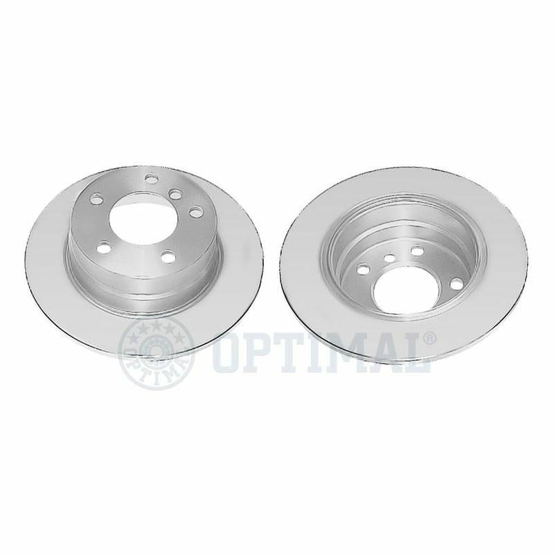 Optimal BS-7574C - Rear Brake Discs for BMW E81 E87 116I 118D 118I — Brake Rotors & Drums