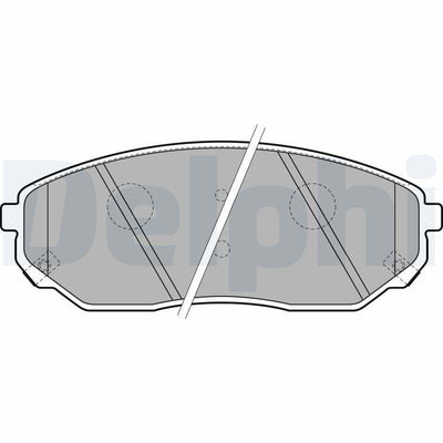 Delphi LP1849 Front Brake Pads Compatible with Kia Sorento 2002-2006