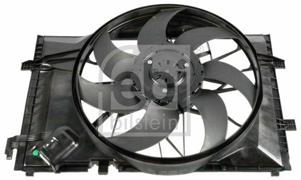 FEBI Radiator Fan Complete Assembly - W203, Cl203, S203 & More — Radiators & Fans