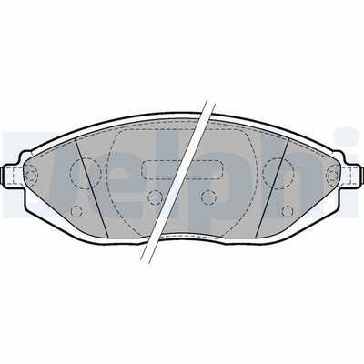Delphi LP2218 Front Brake Pad Chevrolet Spark M300 — Brake Pads