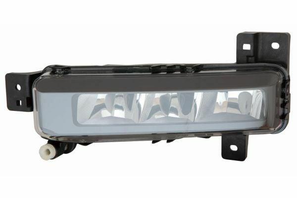 DEPO LED Fog Light 444-2045R-AQ - Right Dull Gray, SAE/ECE Approved — Tail, Signal & Reflectors