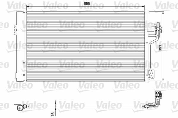 VALEO 814391 Climate Radiator - Air Conditioning for Viano and Vito 03 — Radiators & Fans