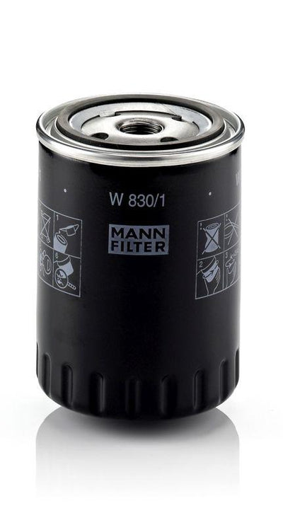 Mann W830-1 Oil Filter VW Golf III/Passat IV 1.9 TDI 97-02 — Oil Filters