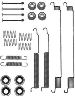 Textar 97033000 Brake Spring Set Rear Navara 2.5 06- — Brake Cables & Hardware